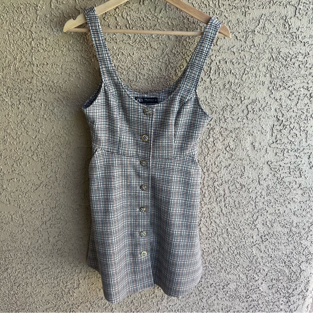 Zara button up dress